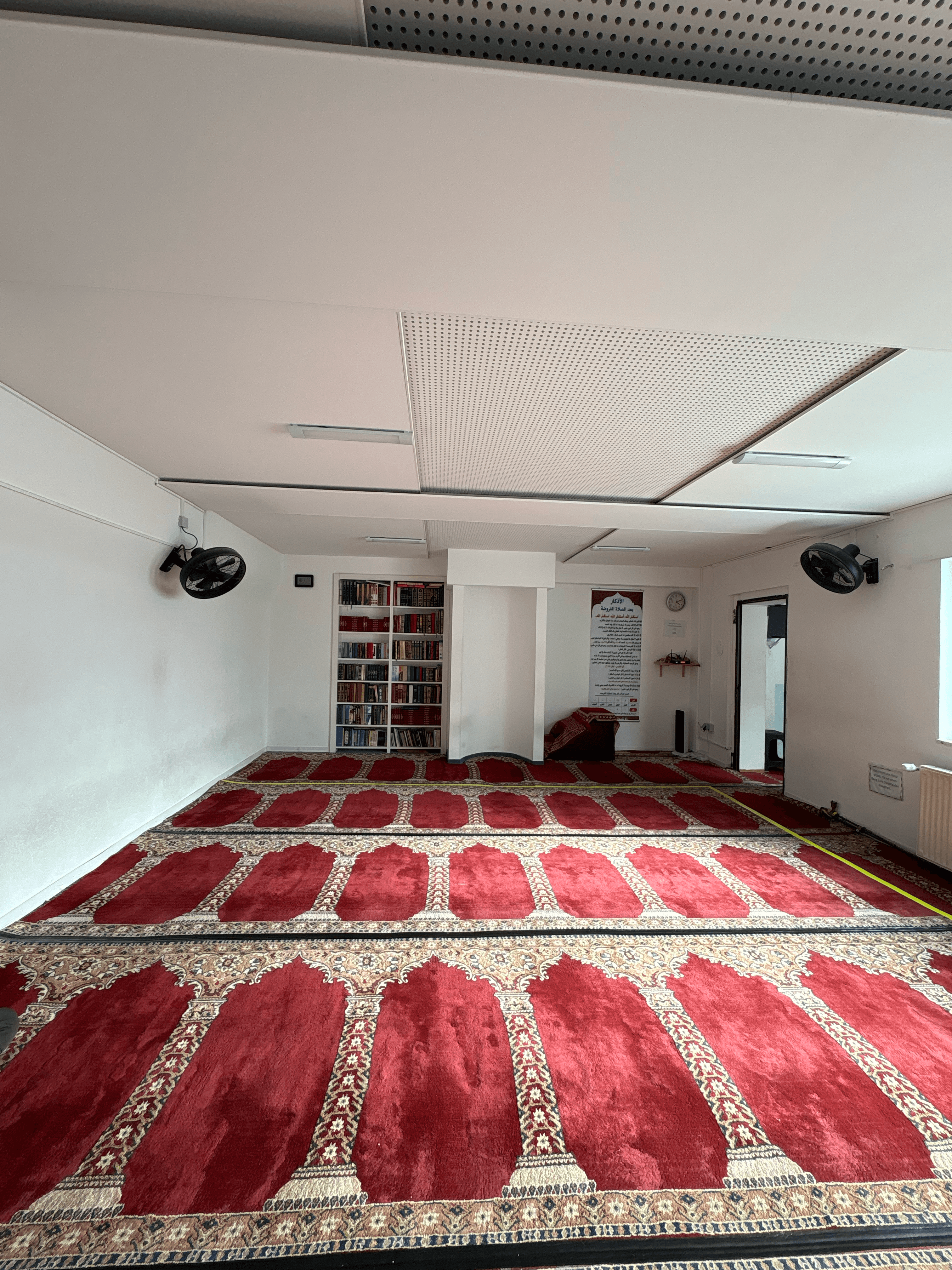 Bisheriger Innenbereich der Moschee