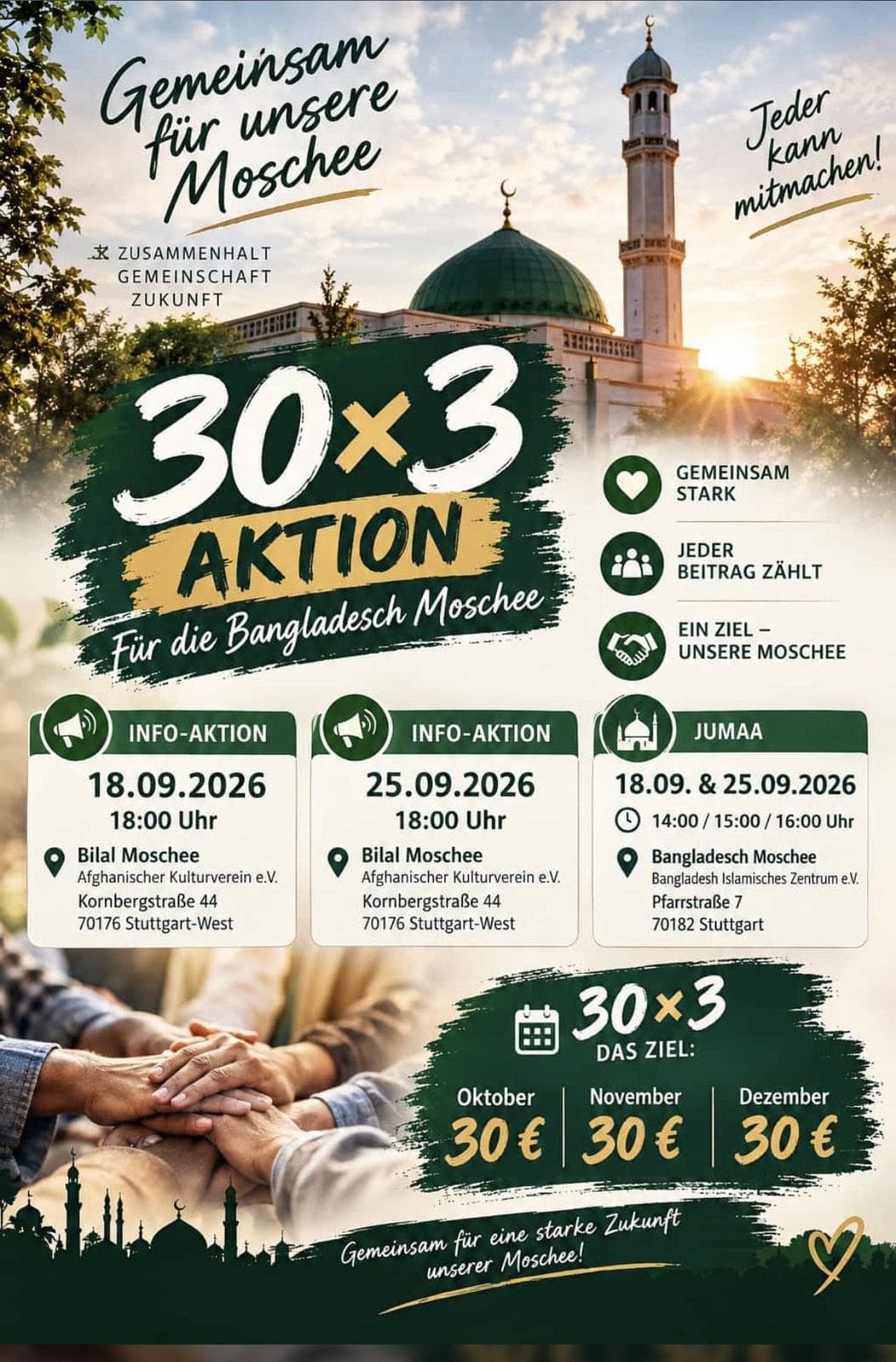 Aktueller Renovierungsflyer